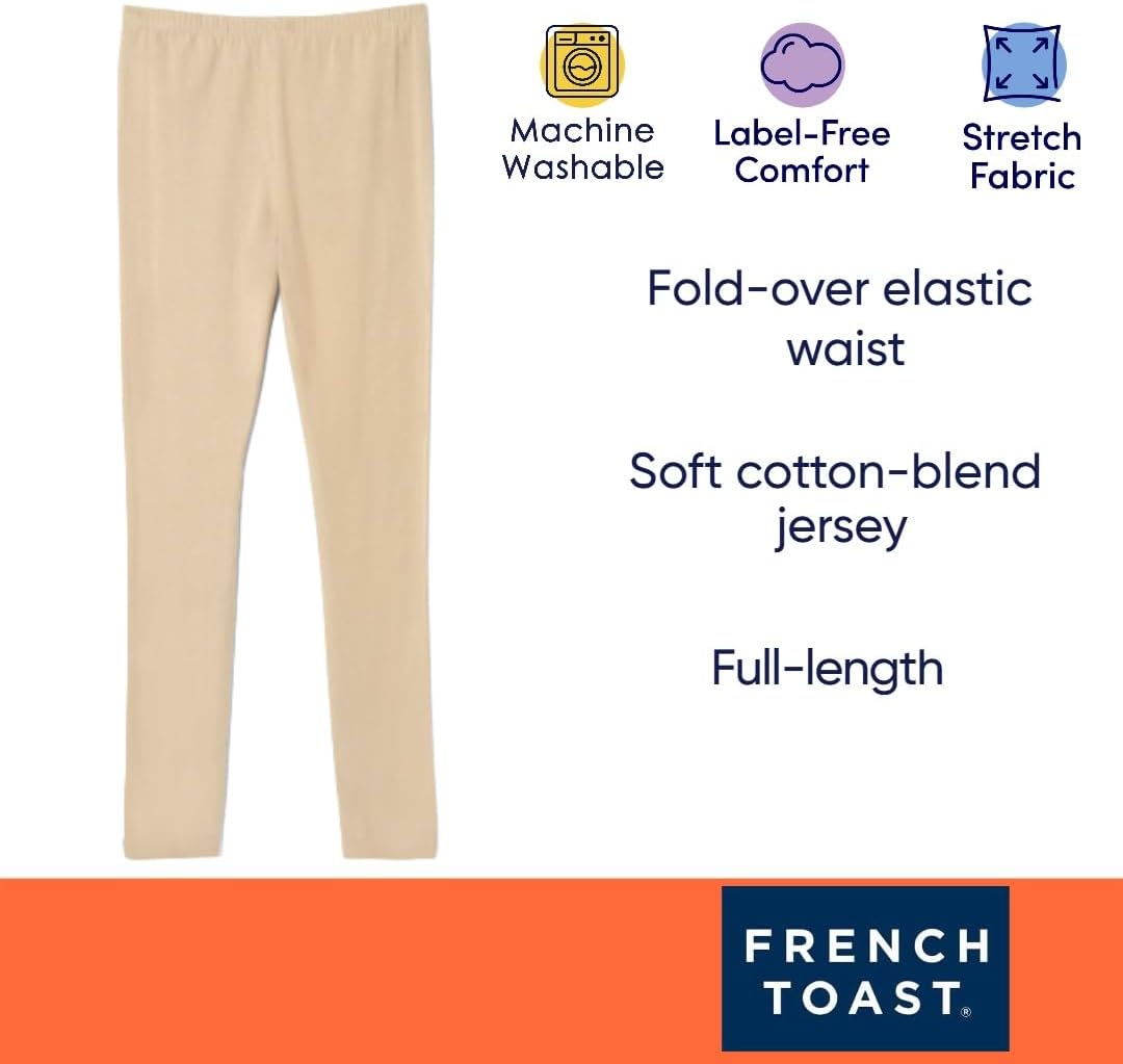 French Toast Girls' Solid Leggings