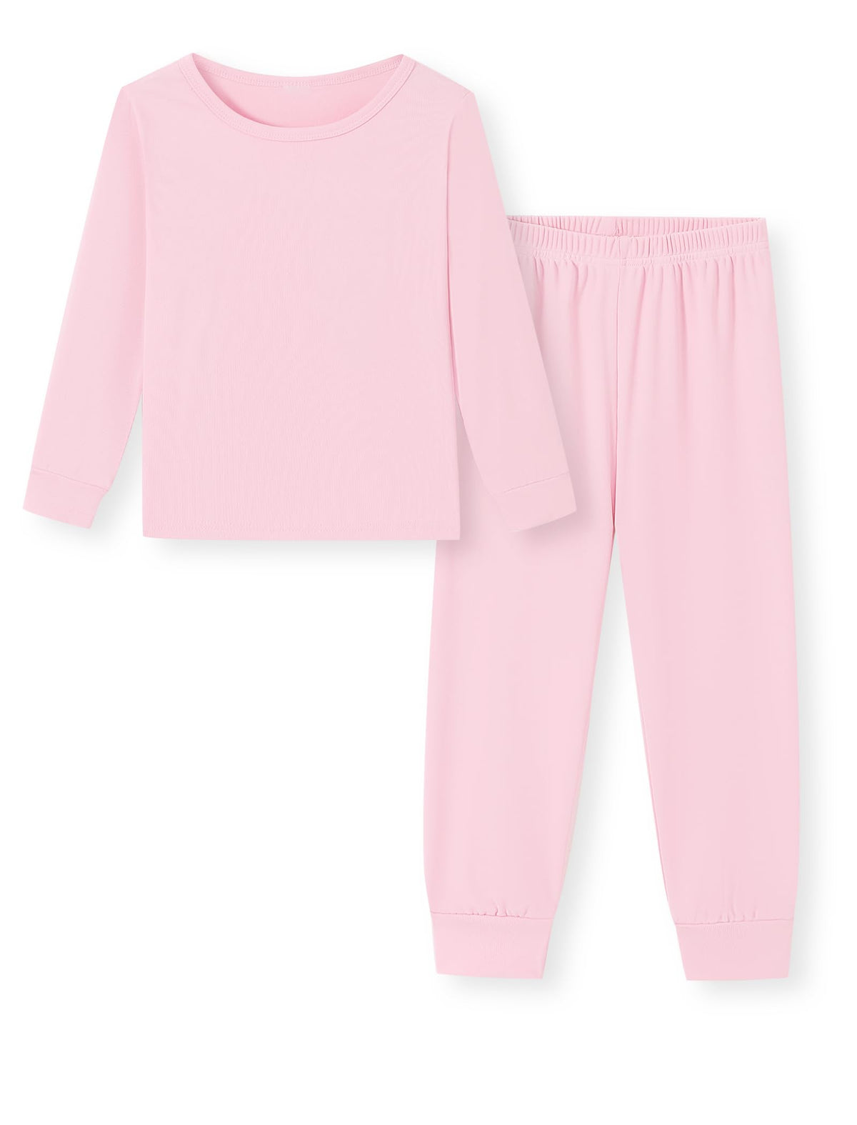 Mikrdoo Girls Pajamas Set Long Sleeve Top and Pants 2 Piece Sleepwear