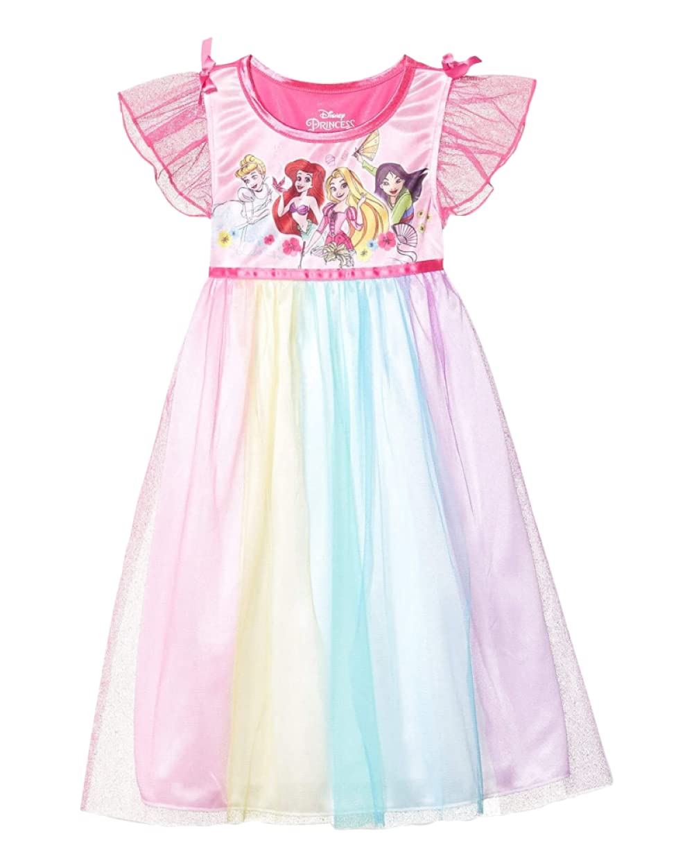 Disney Toddler/Little/Big Girls' Princess Fantasy Gown Nightgown