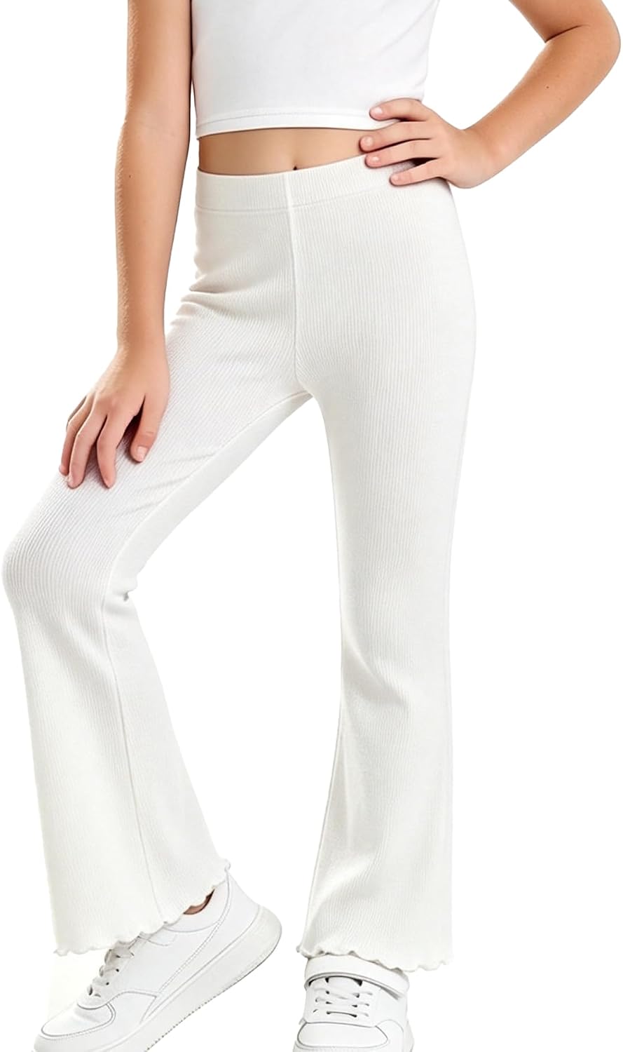 AMIYAN Toddler Girls Flare Leggings Bell Bottoms Pants for 2T-7Y