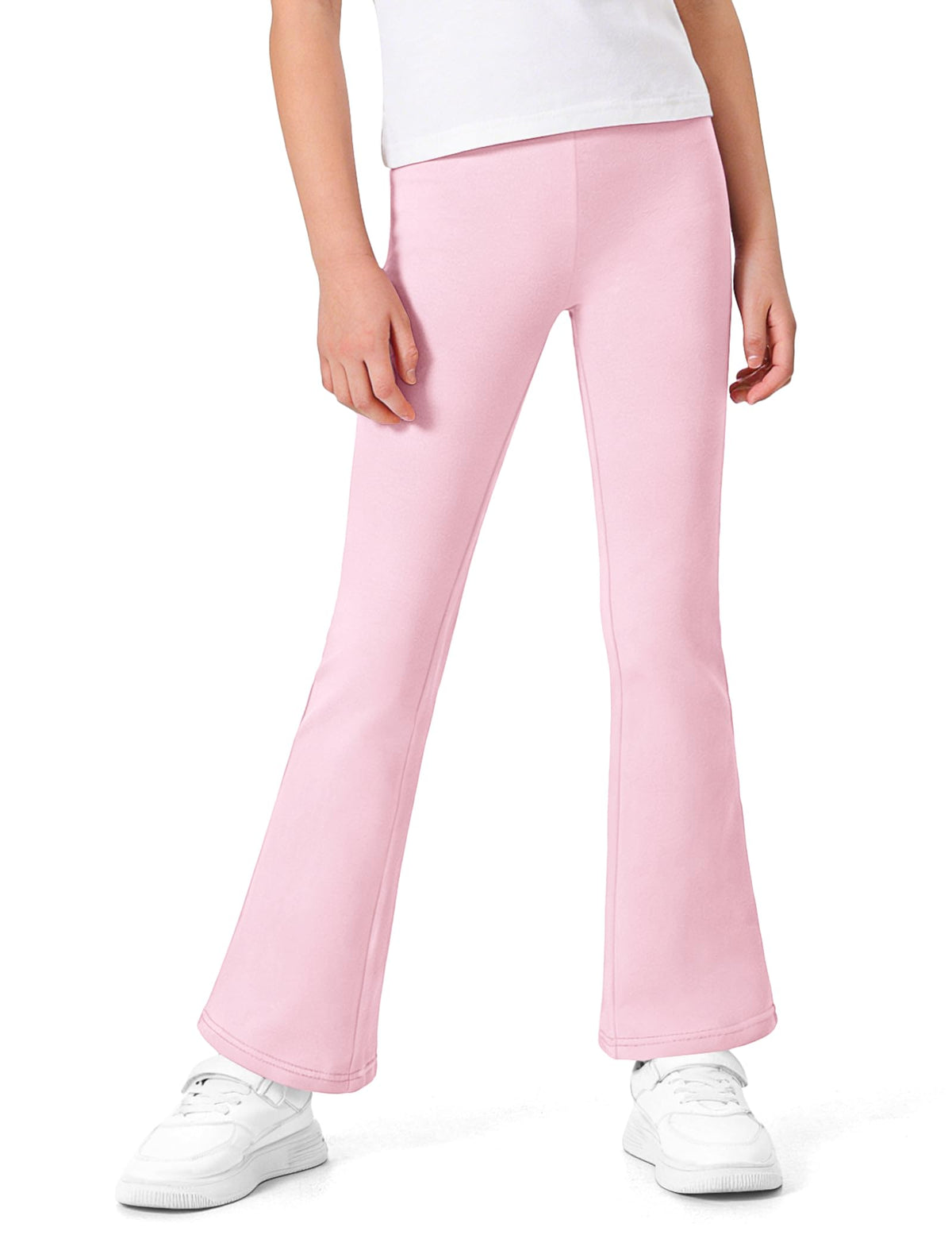 BOOPH Girls Flare Leggings Kids Uniform Pants School Bell Bottoms for Girl