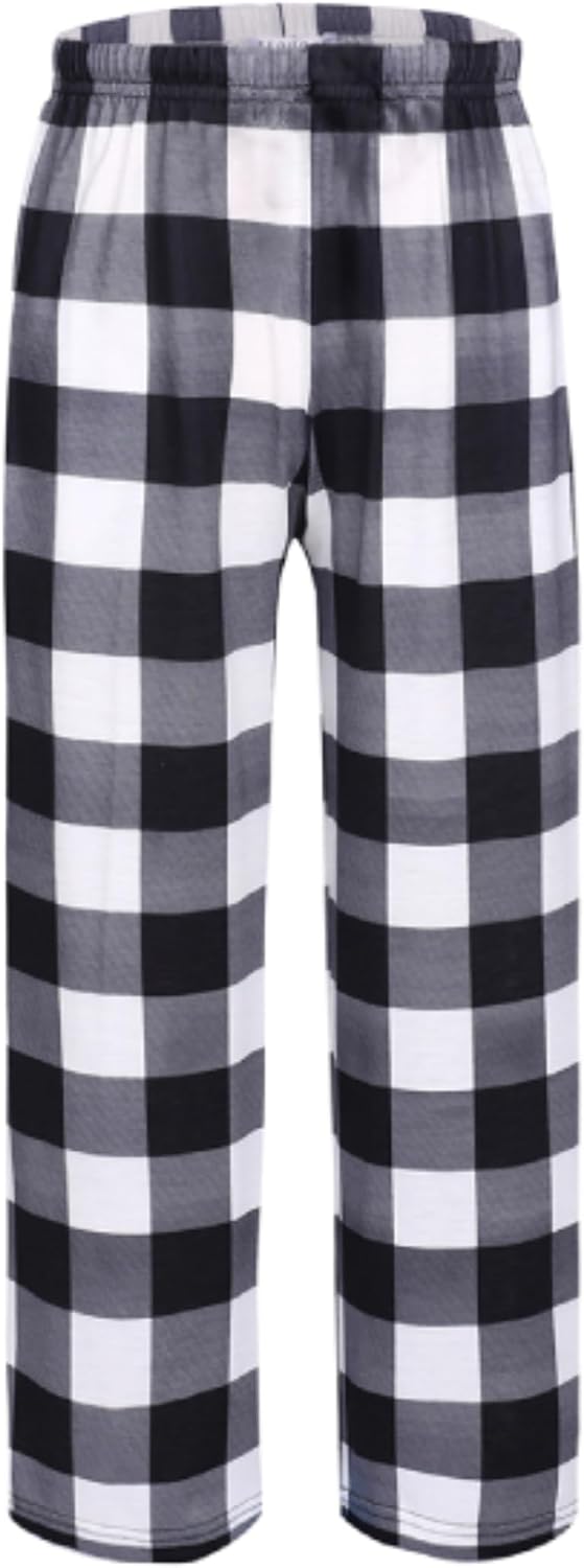 Ekouaer Girls Soft Pajamas Pants Cute Print Pattern PJ Bottoms Lounge Pants