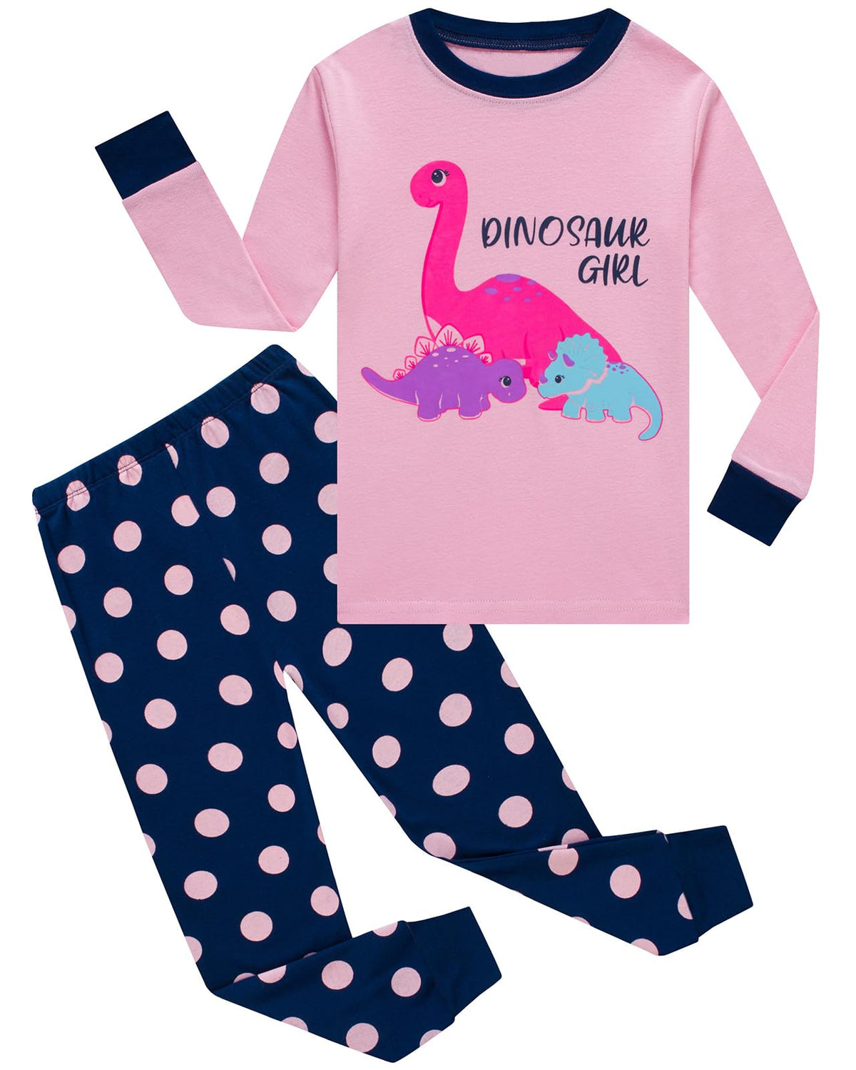 Little bety Girls Pajamas Toddlers Cotton Longsleeve Sleepwear 18M-16Year