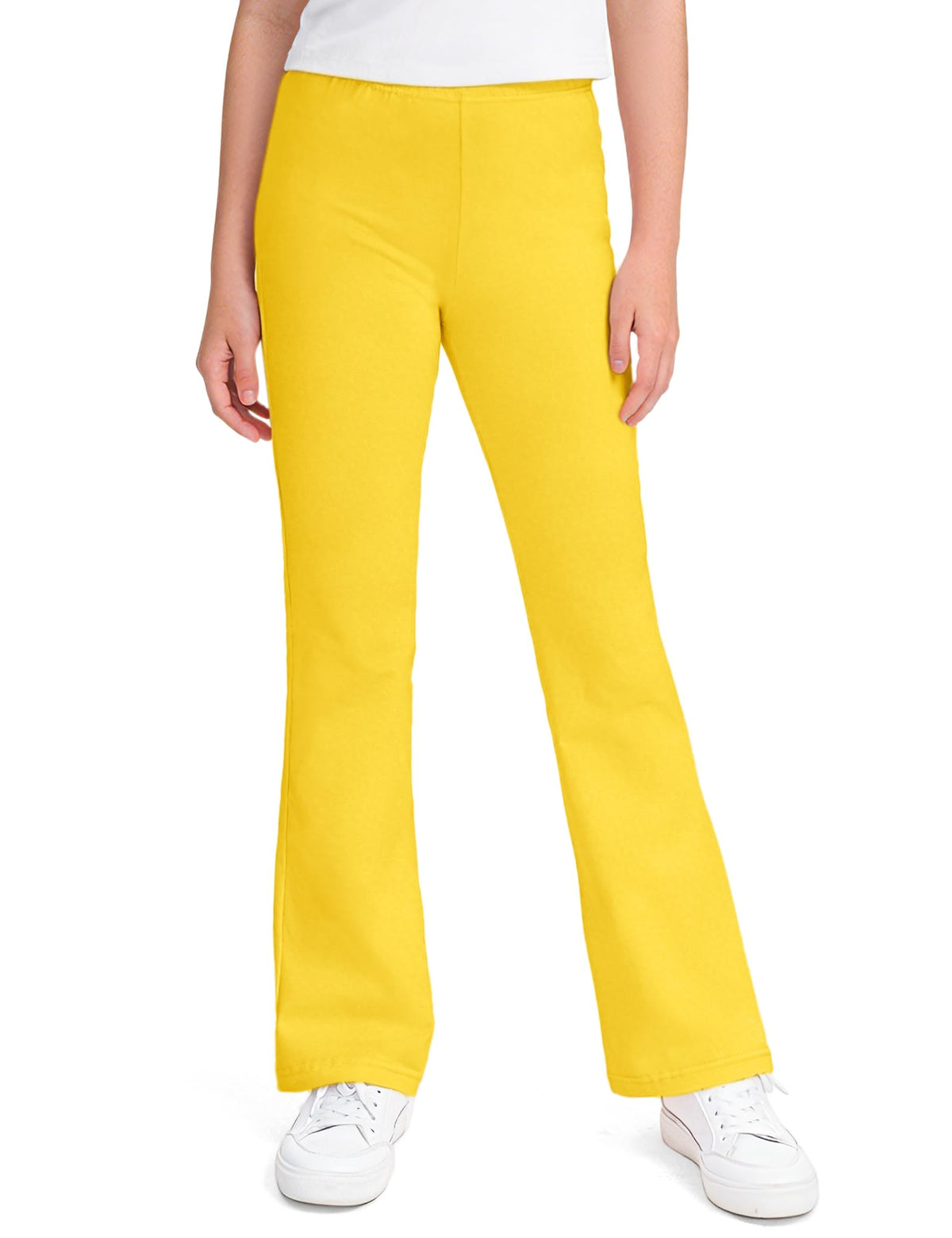 KEREDA Girls Flare Leggings School Uniform Pants for Kids Bell Bottoms