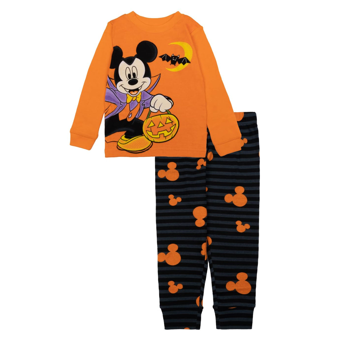 Disney unisex-child 2-piece Snug-fit Cotton Holiday Pajama Set, Soft & Cute for Kids