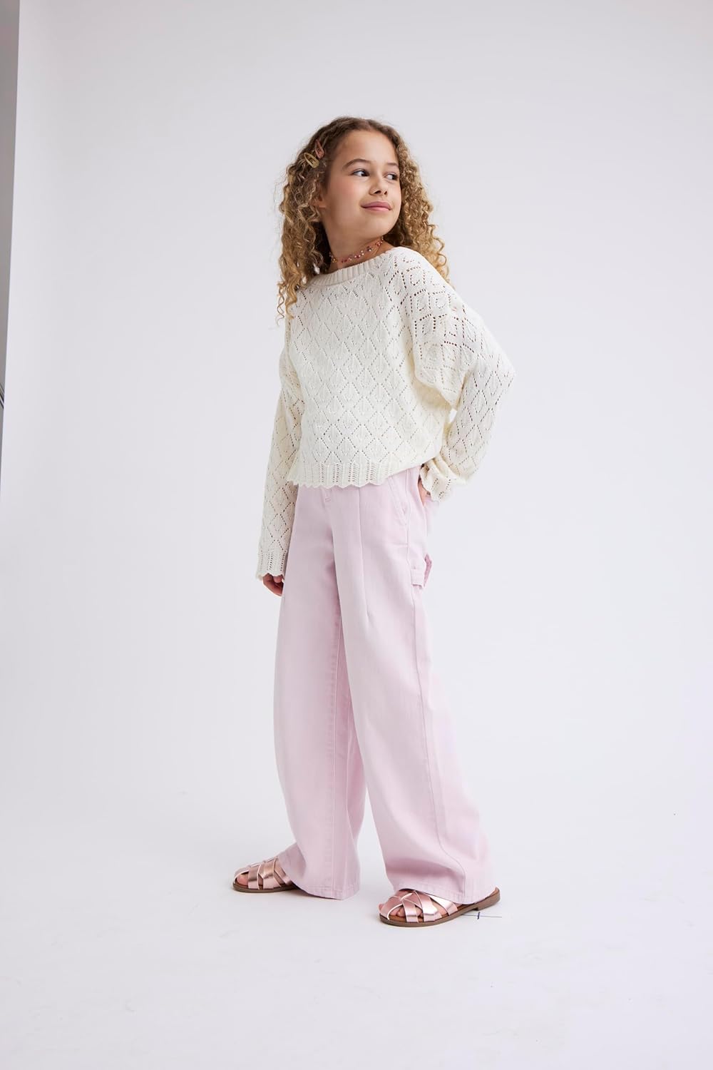 The Children's Place Girls' Wide Leg Jeans