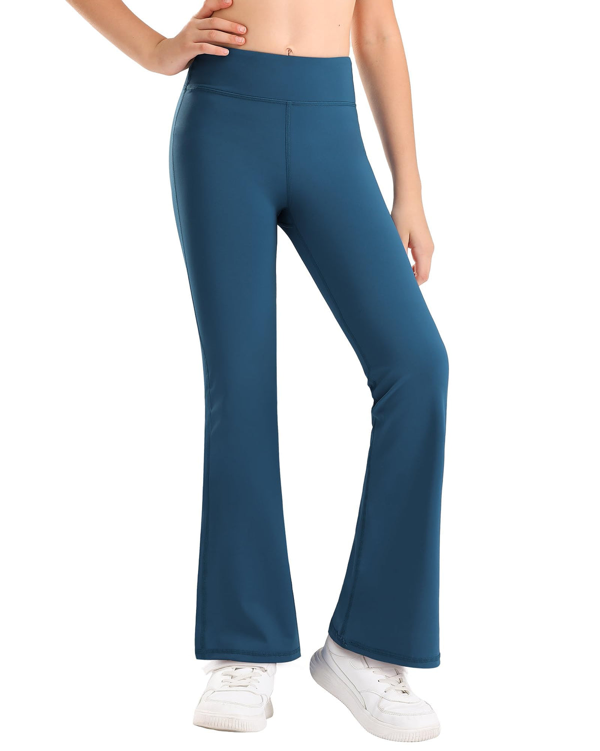 Stelle Girls Flare Leggings High Waisted for Dance Yoga School Daily Wear