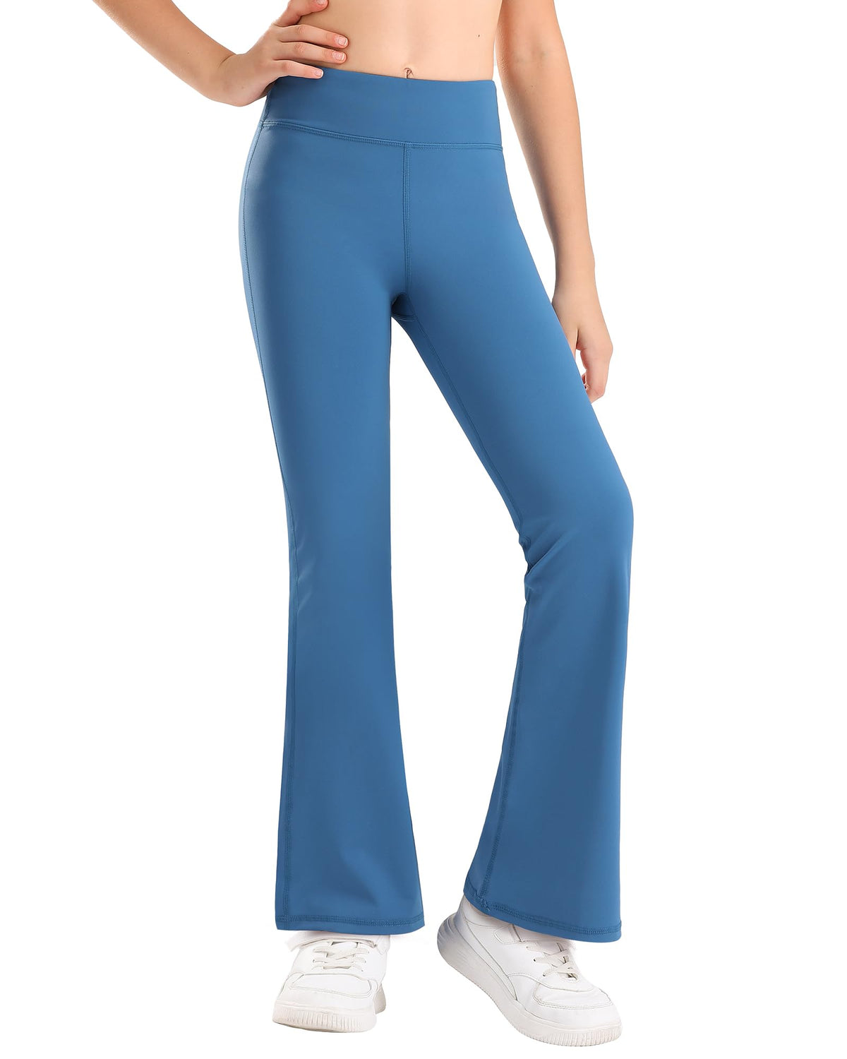 Stelle Girls Flare Leggings High Waisted for Dance Yoga School Daily Wear