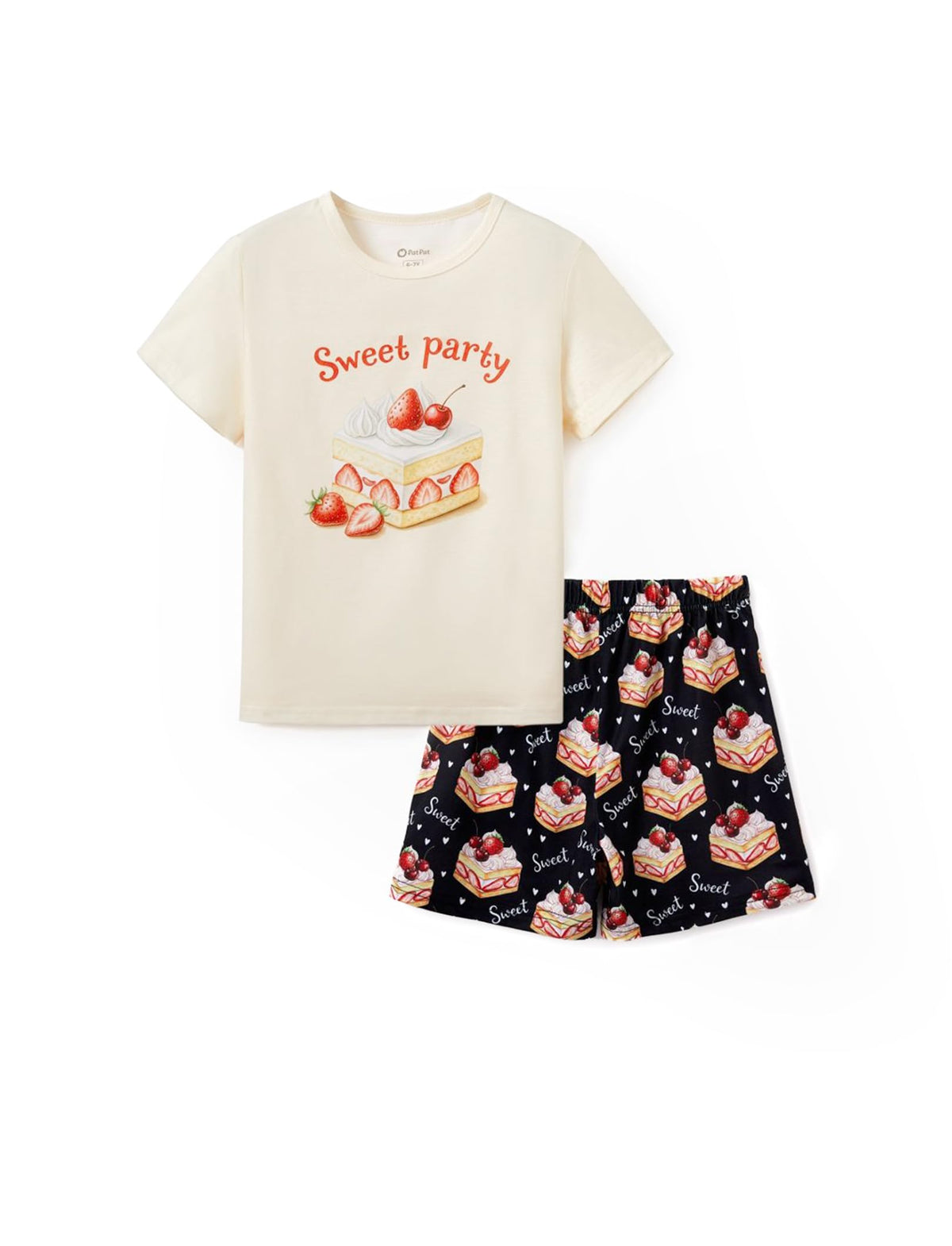 PATPAT Girls Pajamas Set Kids 2 Piece Sleepwear Comfortable PJs 5-12 Years