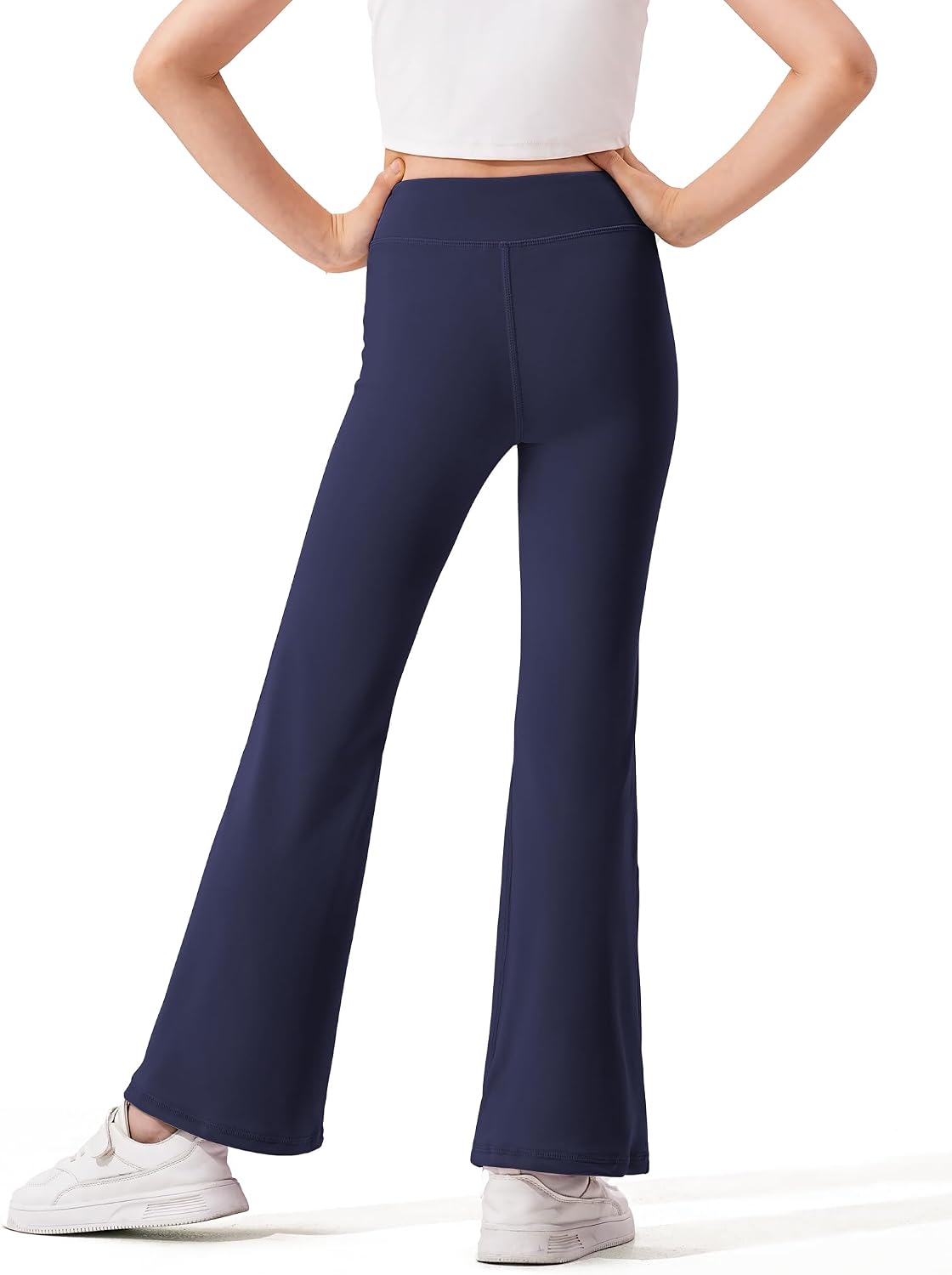HASMES 3 Pack Girls Flare Leggings Kids Bell Bottom Dance Yoga Pants