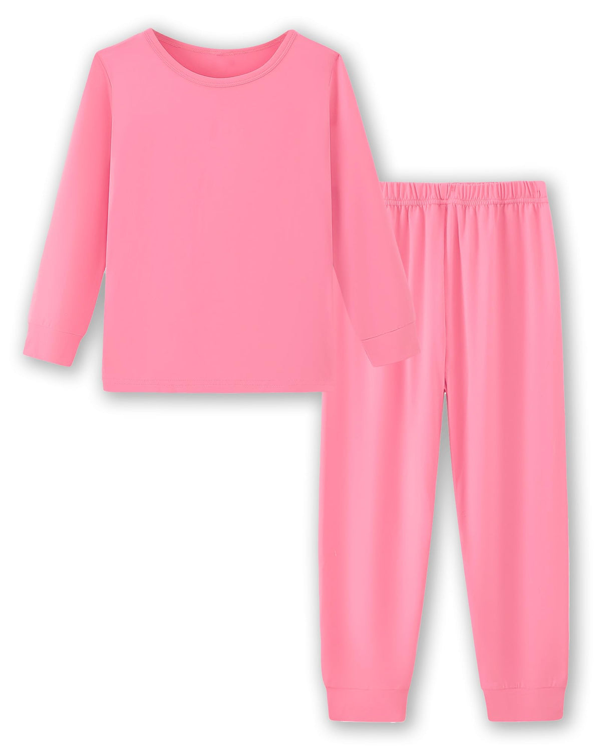Mikrdoo Girls 2-Piece Pajamas Set Soft Long Sleeve Sleepwear 4-12 Years