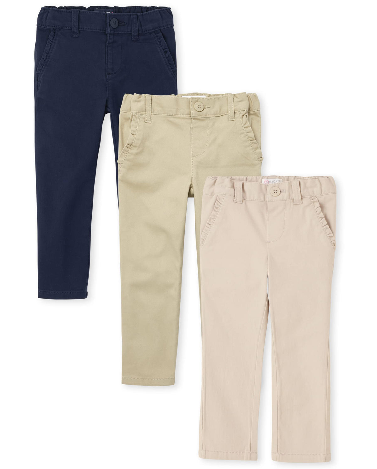 The Children's Place Baby Girls' and Toddler Skinny Chino Pants