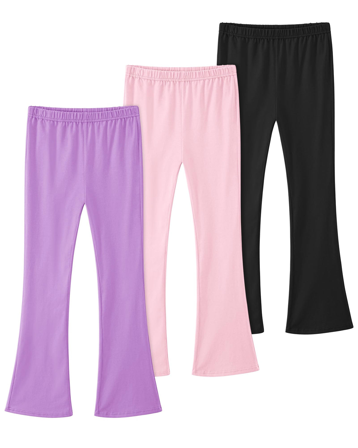 BOOPH Girls Flare Leggings Kids Casual Bell Bottom Pants for Teen Girls