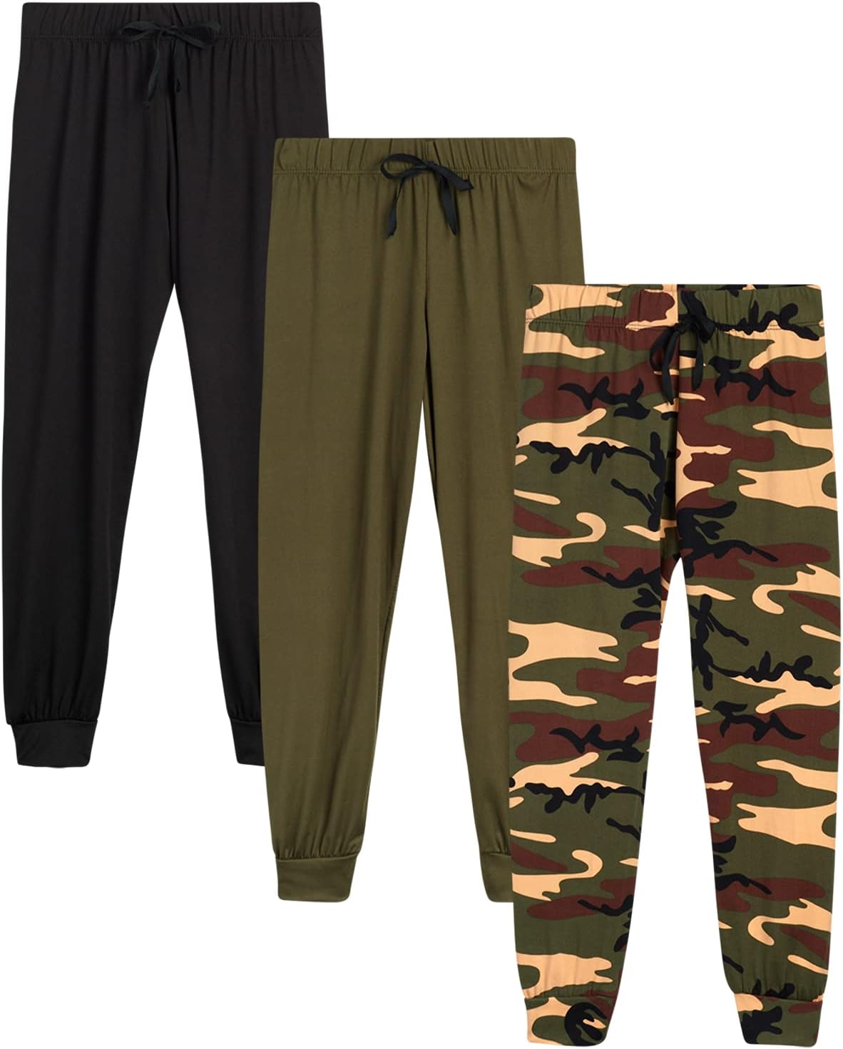 Sweet Hearts Girls Sweatpants 3 Pack Super Soft Performance Joggers