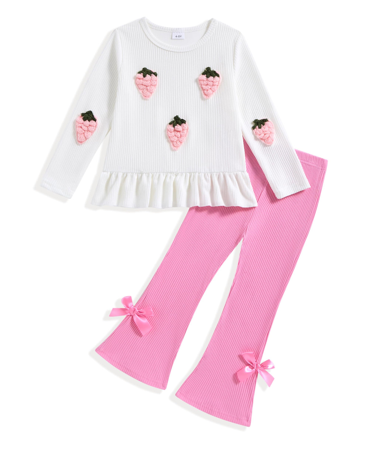 Toddler Girl Clothes Cute Ruffle Fall Outfits for Kids Girls