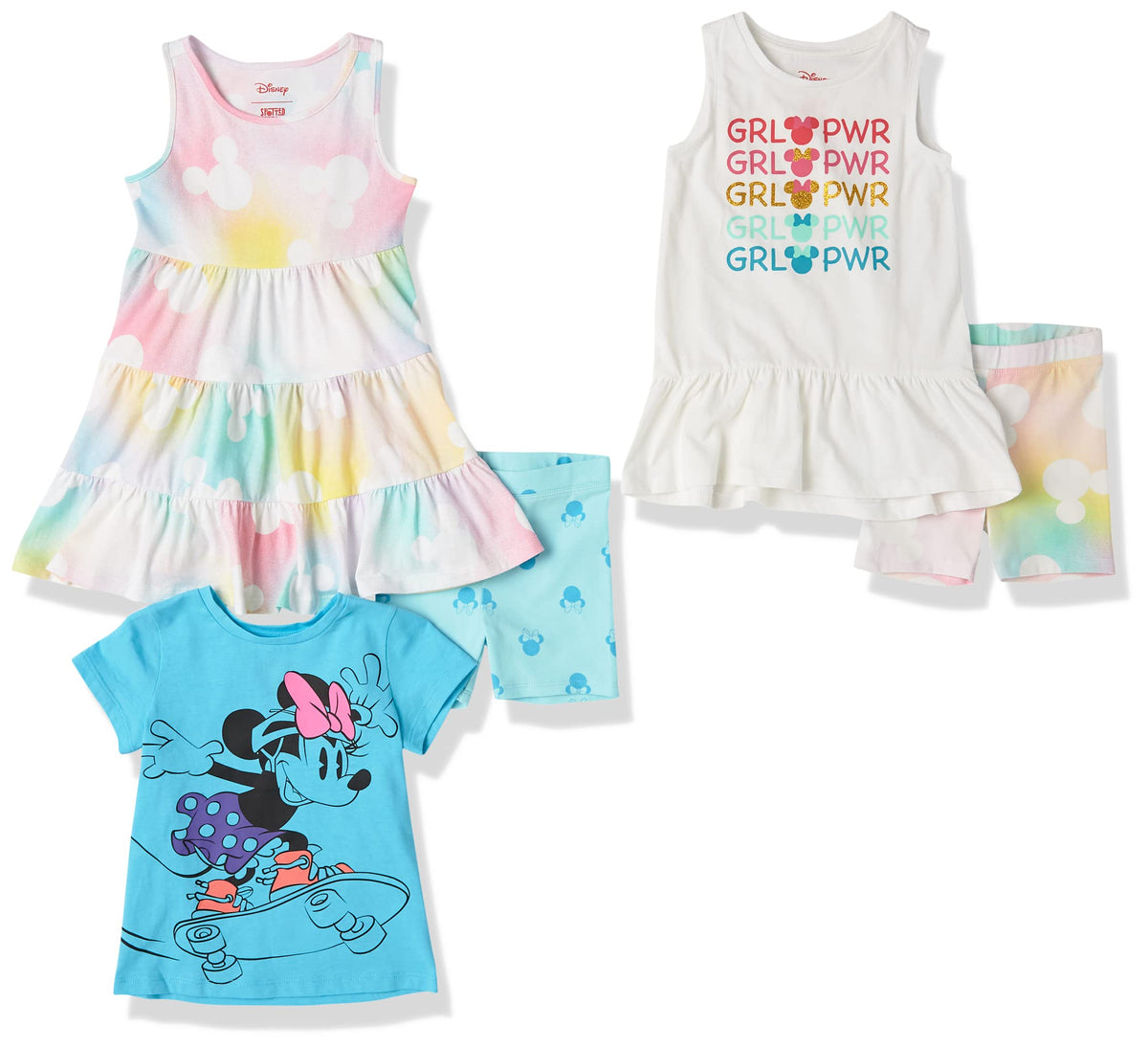 Amazon Essentials Disney | Marvel | Star Wars | Frozen | Princess Girls and Toddlers' Mix-and-Match Cotton Set, Pack of 5