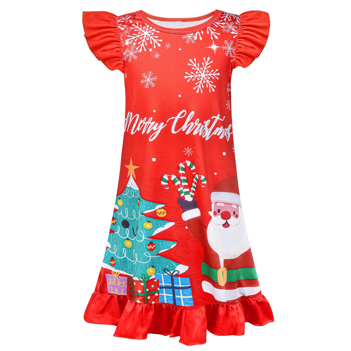 Sylfairy Girls Nightgowns, Unicorn Nightgown Princess Pajama Dresses for Girls Sleepwear Nightie