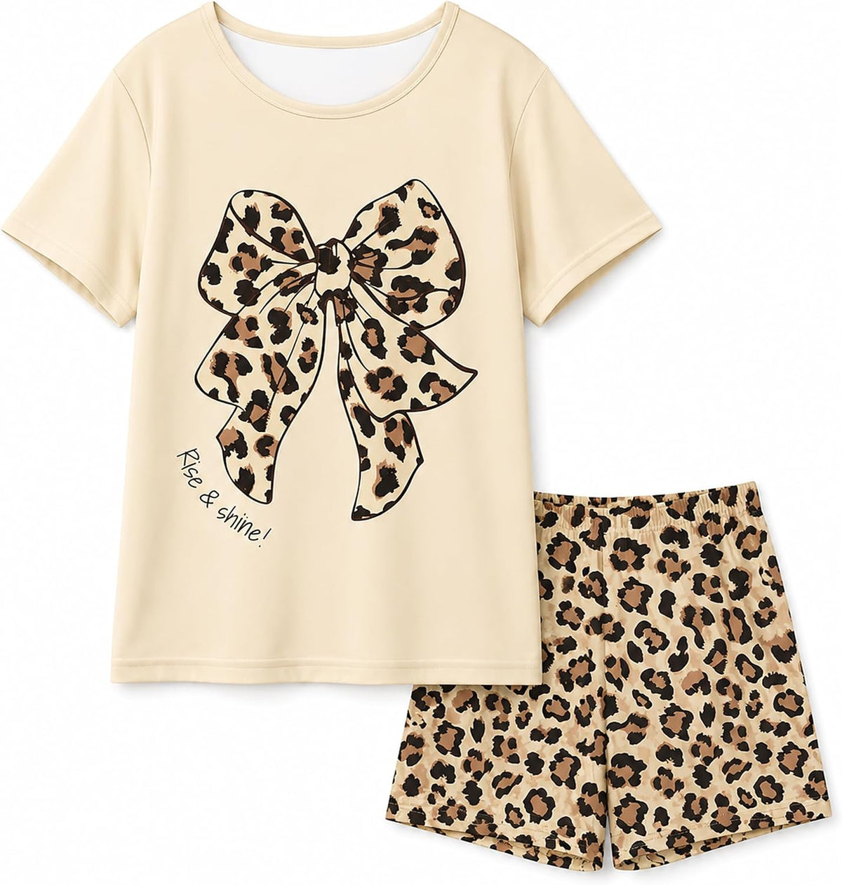 Play Tailor Girls Pajamas for Kids Teen Summer Pjs Sleepwear Sets for 6-15Y
