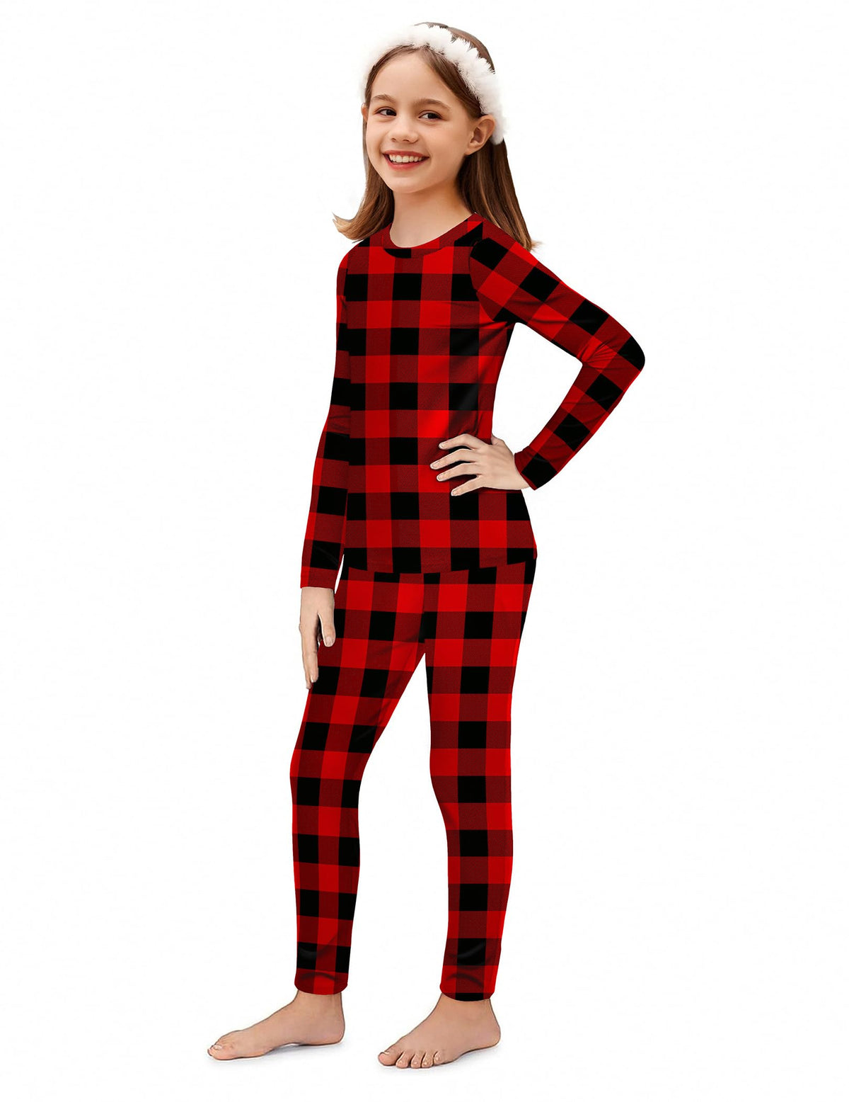 Arshiner Thermal Underwear for Kids Long Johns Girls Base Layer Top Bottom