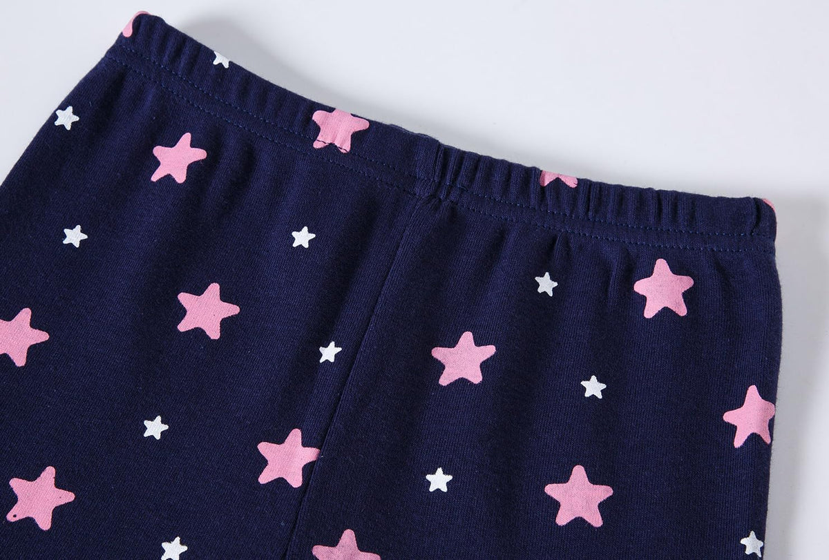 Little bety Girls Pajamas Toddlers Cotton Longsleeve Sleepwear 18M-16Year