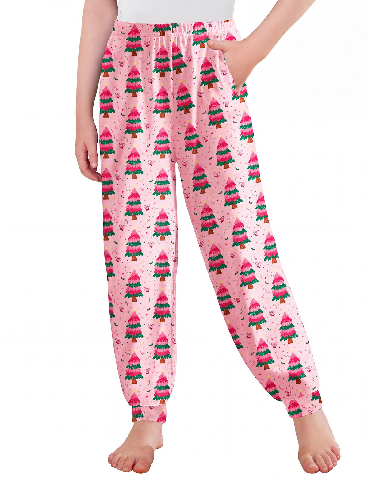 Arshiner Girls Pajama Pants Kids Plaid Pj Pants Comfy Lounge Bottoms