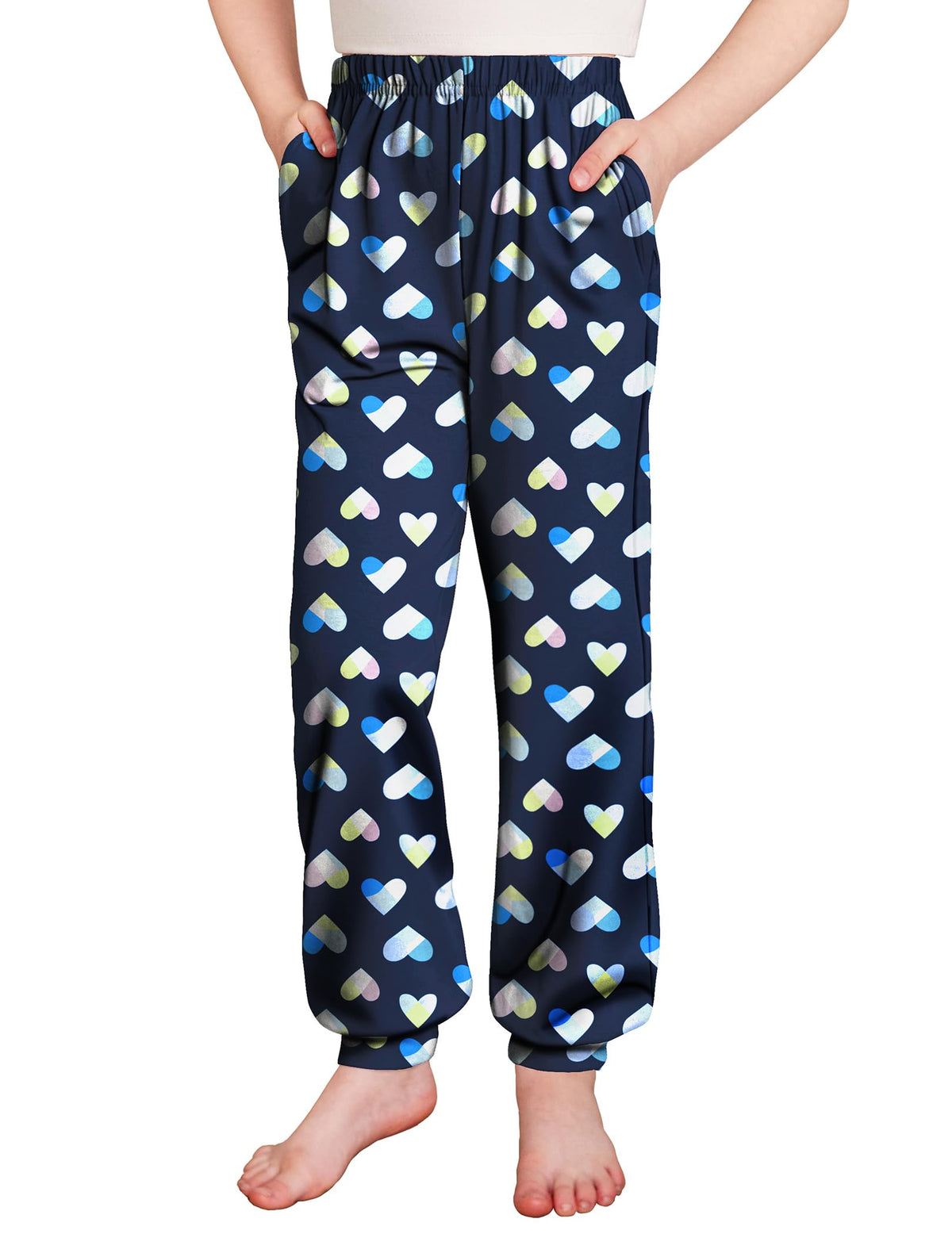 Arshiner Girls Pajama Pants Kids Plaid Pj Pants Comfy Lounge Bottoms