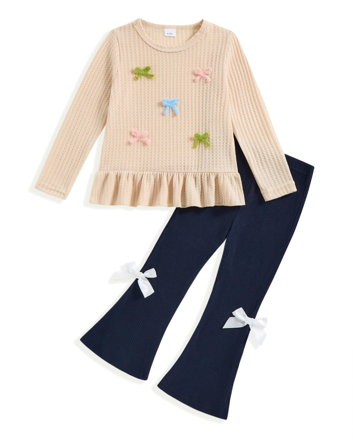 Toddler Girl Clothes Cute Ruffle Fall Outfits for Kids Girls