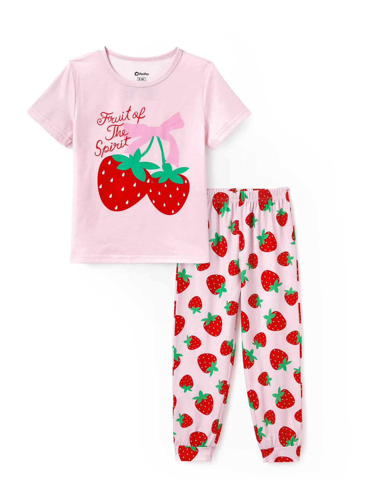 PATPAT Girls Pajamas Set Kids 2 Piece Sleepwear Comfortable PJs 5-12 Years
