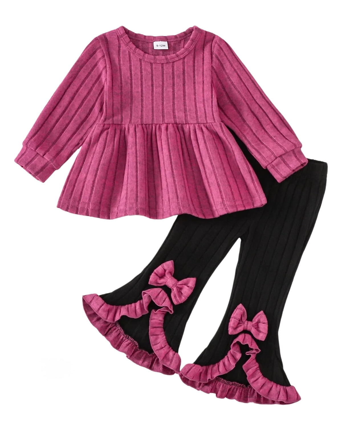 Baby Toddler Girl Clothes 2 Piece Fall Winter Outfits For 9M-4Y