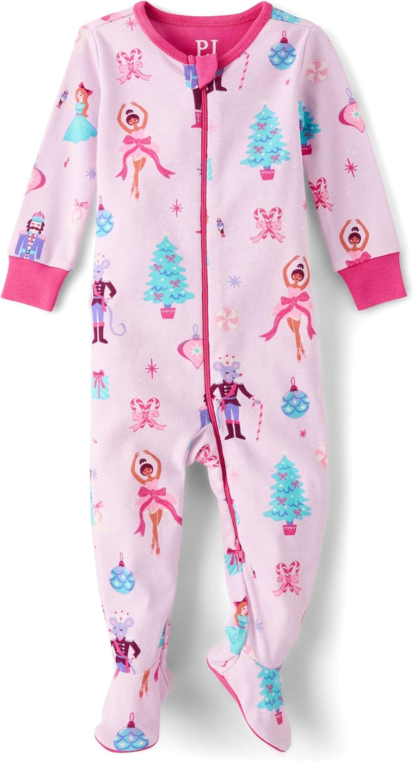 The Children's Place Baby And Kids, Sibling Matching, Christmas Pajama Sets, Cotton