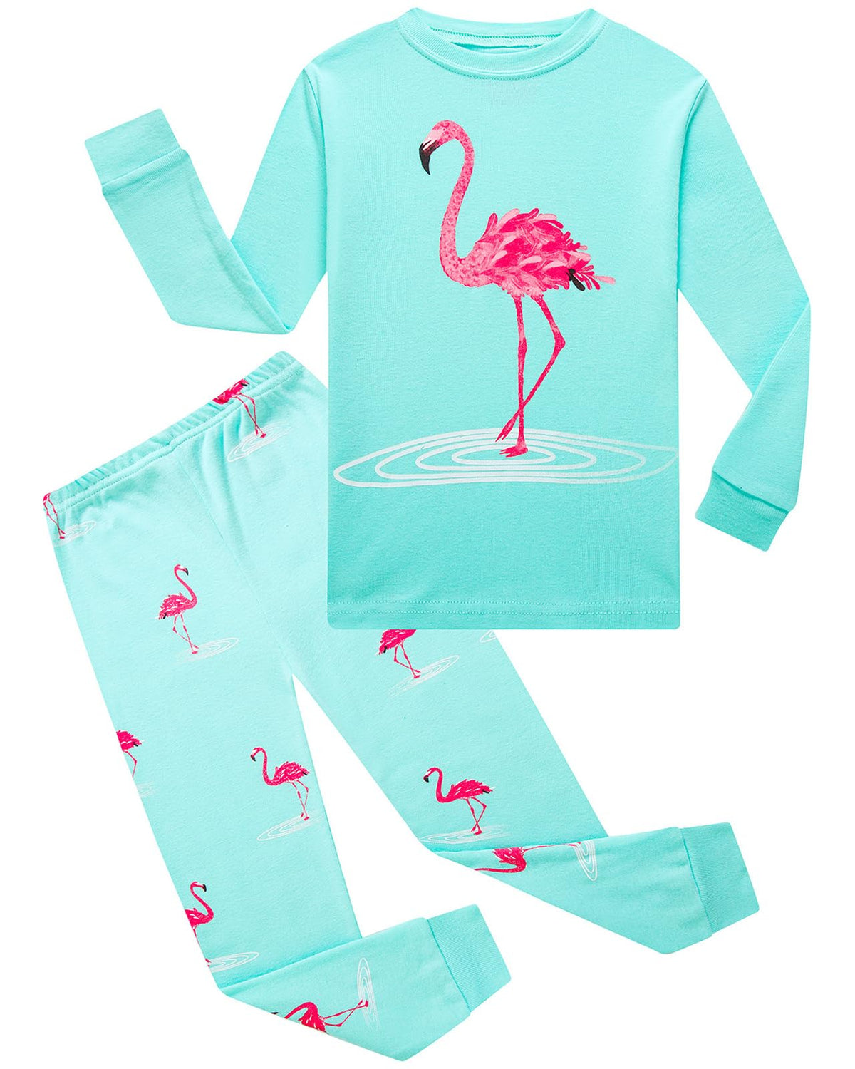 Little bety Girls Pajamas Toddlers Cotton Longsleeve Sleepwear 18M-16Year