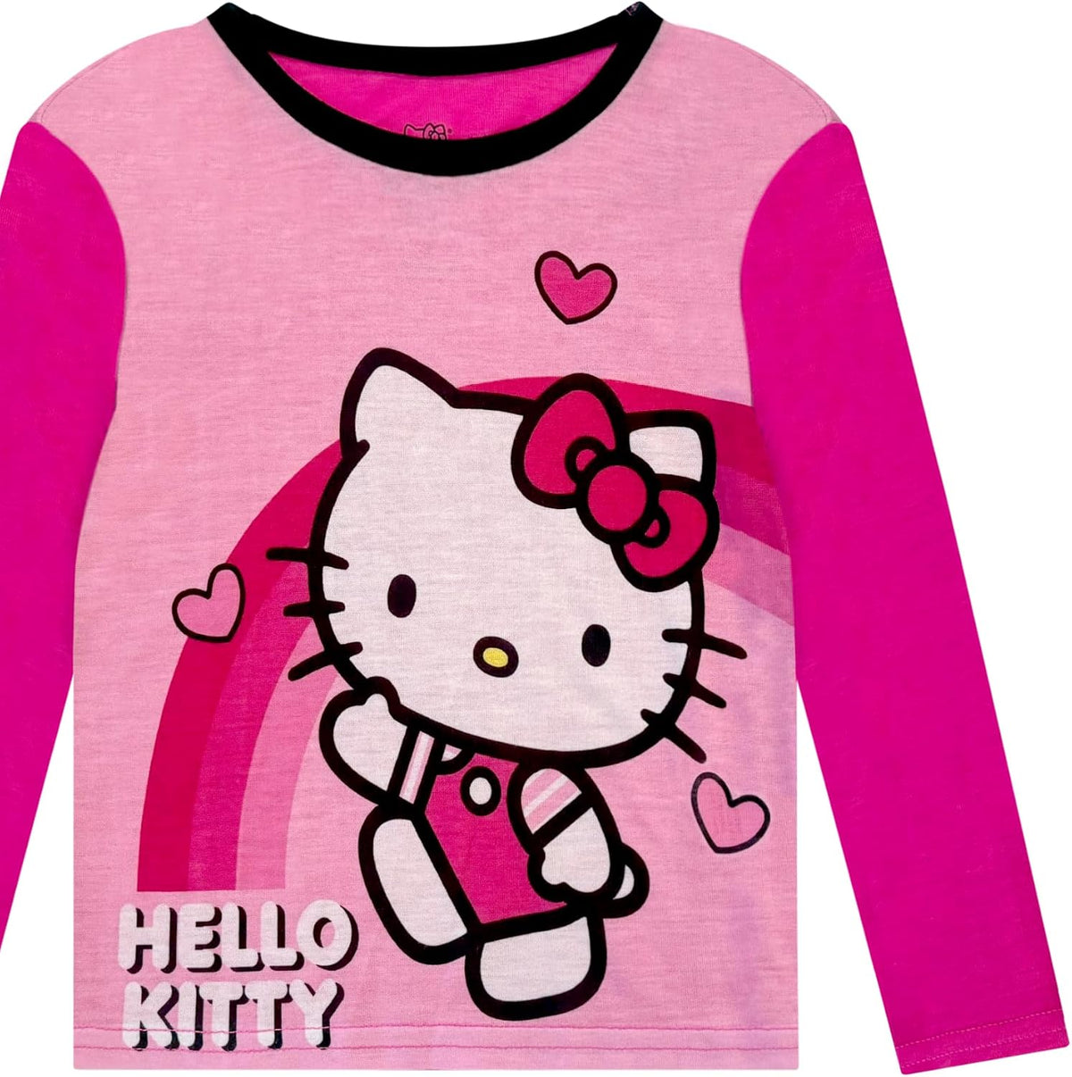 Hello Kitty Girls Pajama Pants and Sleep Shirt Sets 4 Piece PJ Top and Bottom Sleepwear Set for Girls Pajamas for Kids