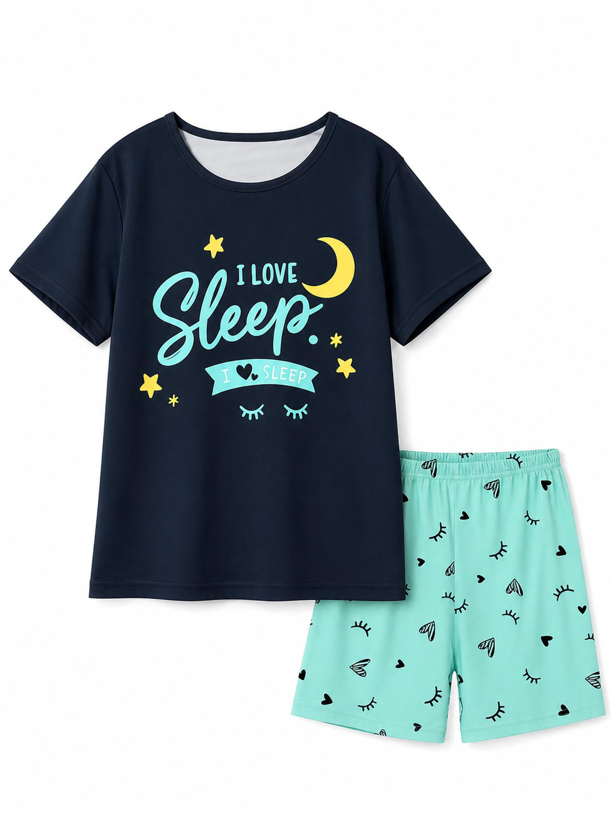Play Tailor Girls Pajamas for Kids Teen Summer Pjs Sleepwear Sets for 6-15Y