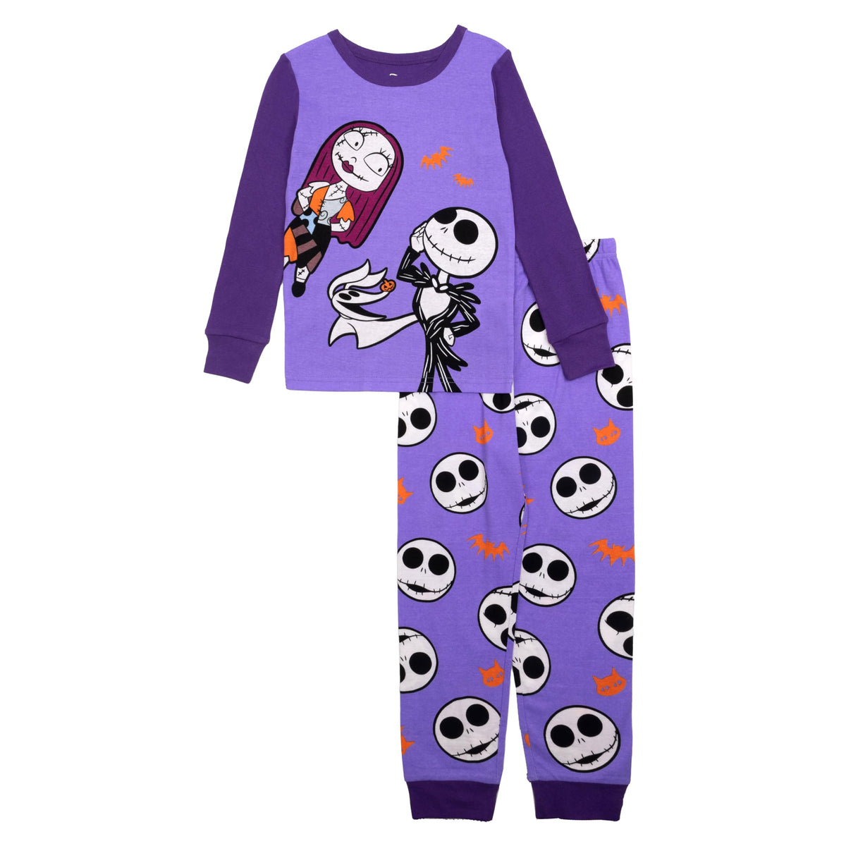 Disney unisex-child 2-piece Snug-fit Cotton Holiday Pajama Set, Soft & Cute for Kids