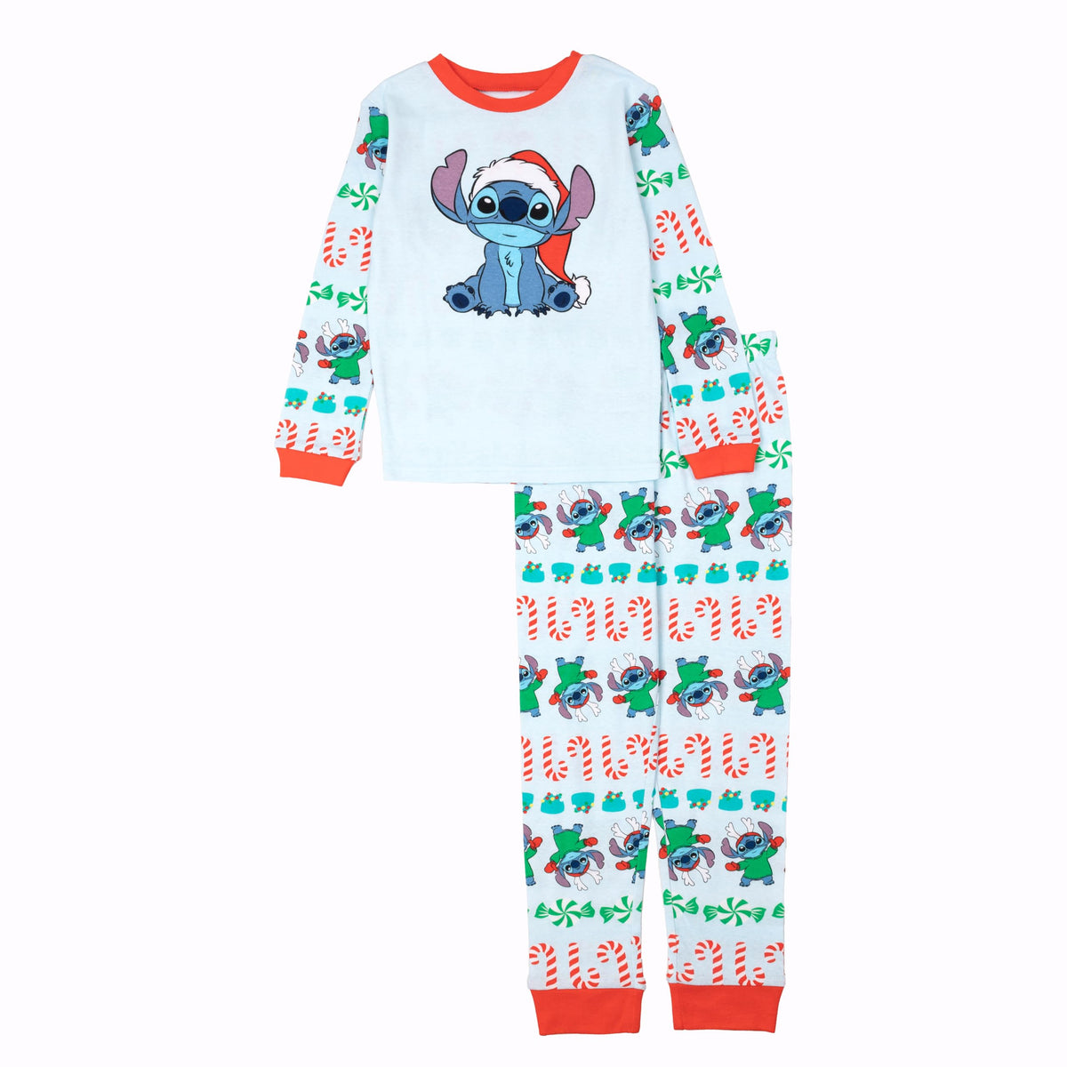 Disney unisex-child 2-piece Snug-fit Cotton Holiday Pajama Set, Soft & Cute for Kids
