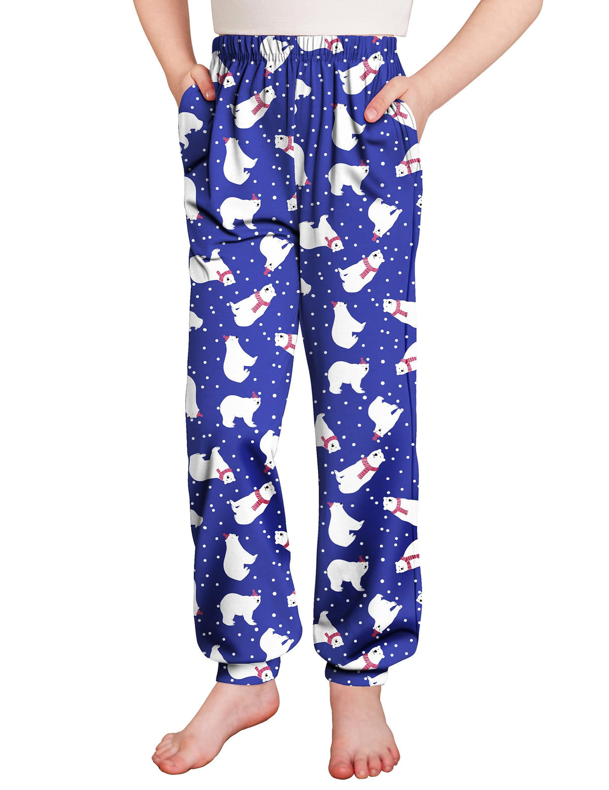 Arshiner Girls Pajama Pants Kids Plaid Pj Pants Comfy Lounge Bottoms