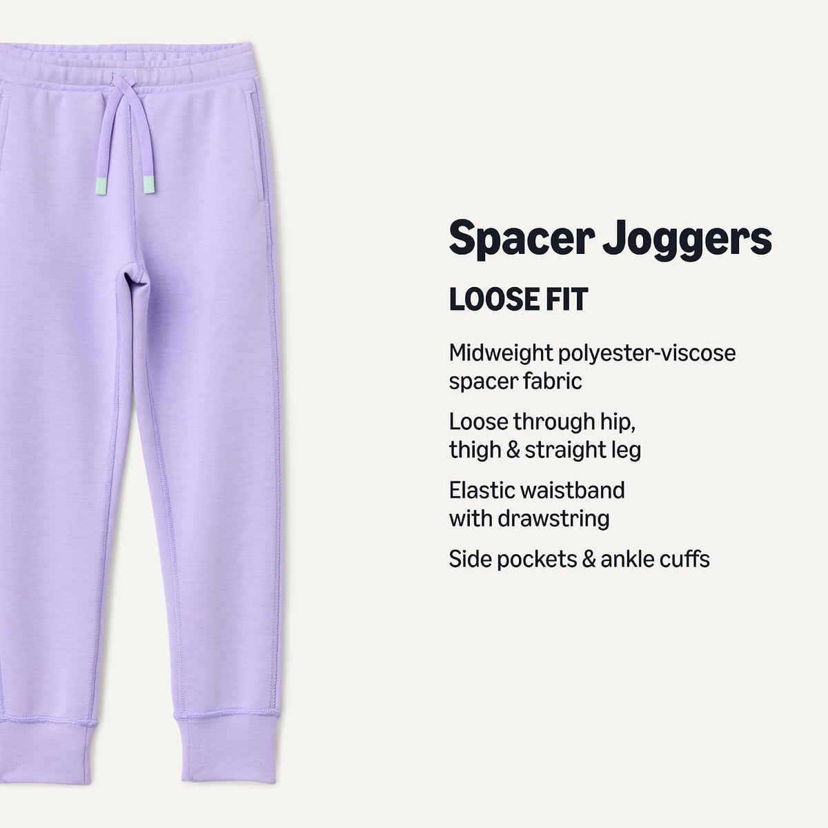 Amazon Essentials Active Girls' Active Loose-Fit Joggers