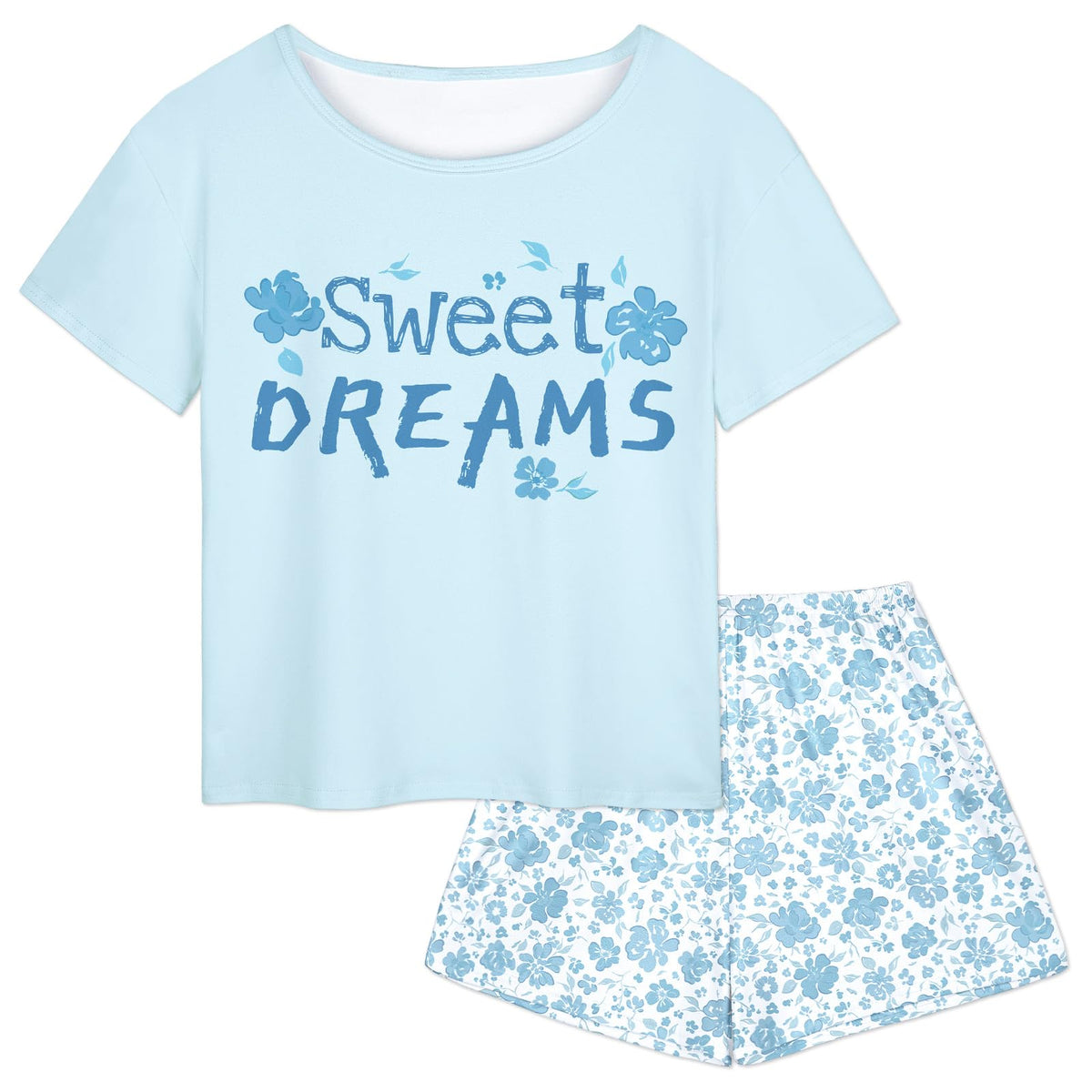 Play Tailor Girls Pajamas for Kids Summer Pjs Set Sleepwear for Teens 4-15Y
