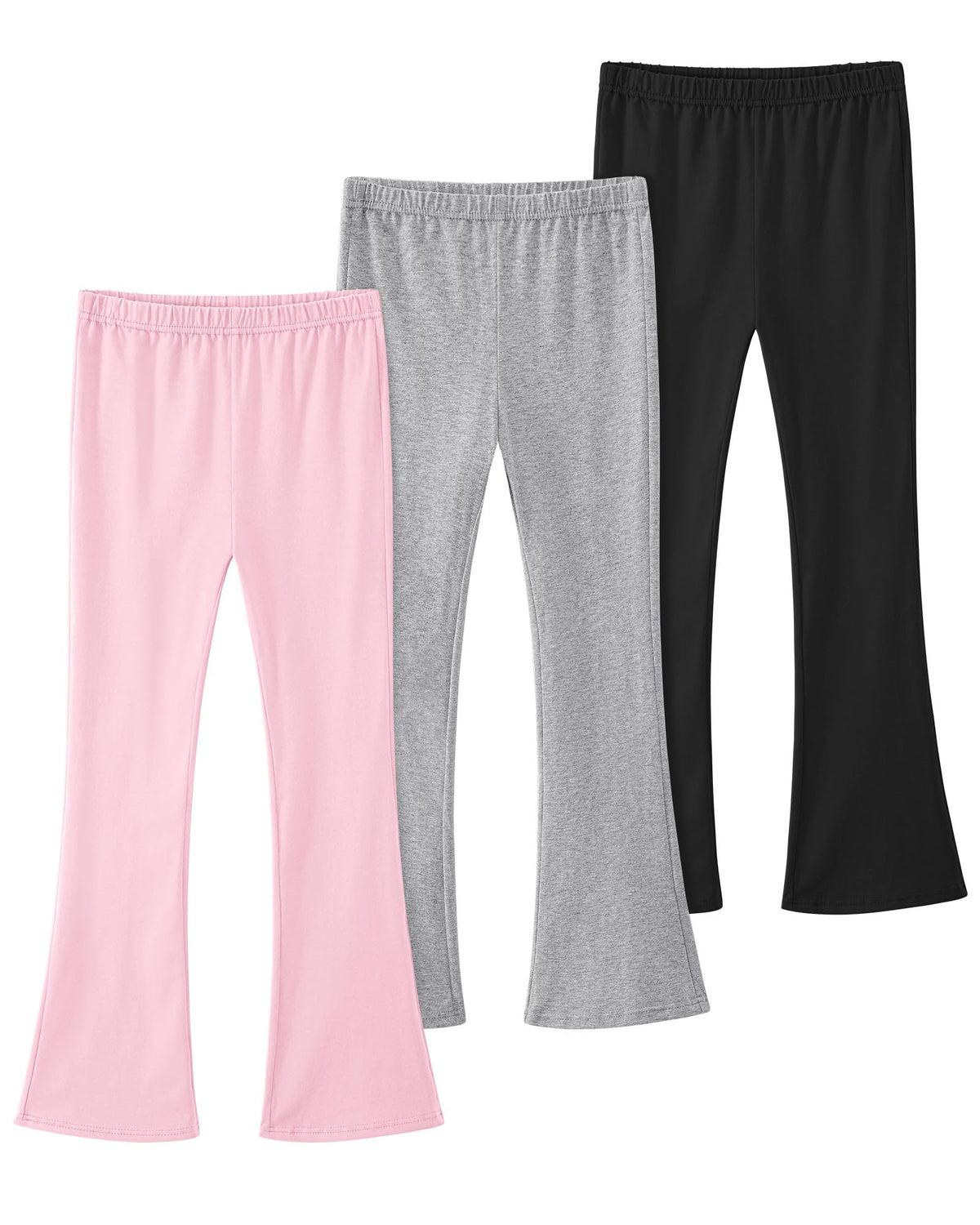 BOOPH Girls Flare Leggings Kids Casual Bell Bottom Pants for Teen Girls