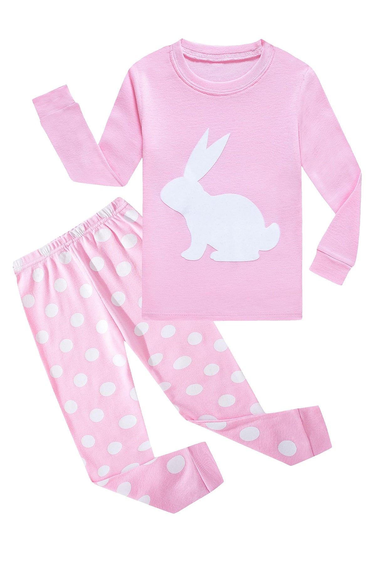 KikizYe Little Big Girls Pajamas Set Long Sleeve PJs 100% Cotton Pyjamas