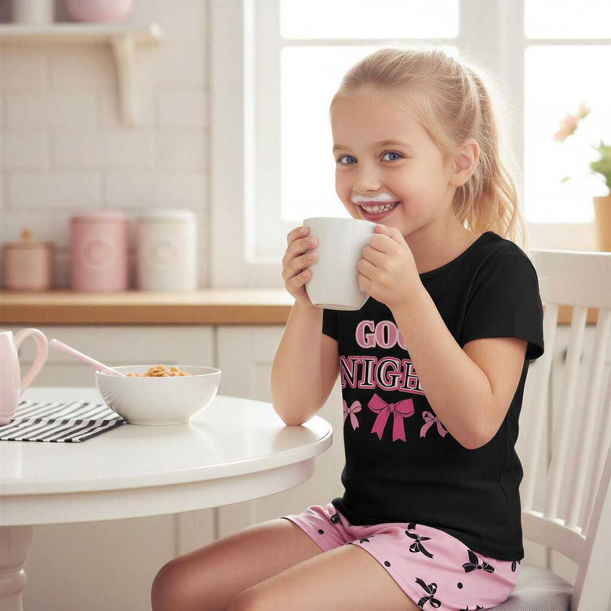 Play Tailor Girls Pajamas for Kids Summer Pjs Set Sleepwear for Teens 4-15Y