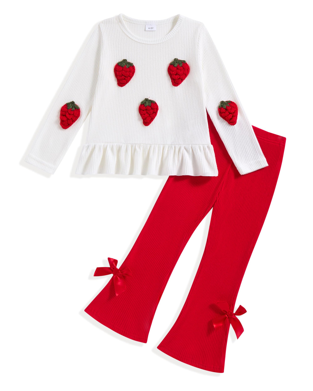 Toddler Girl Clothes Cute Ruffle Fall Outfits for Kids Girls
