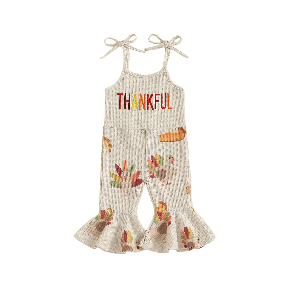 Toddler Baby Girl Bell Bottoms Romper Floral/Butterfly Overalls Suspender Flare Pants One Piece Strap Jumpsuit