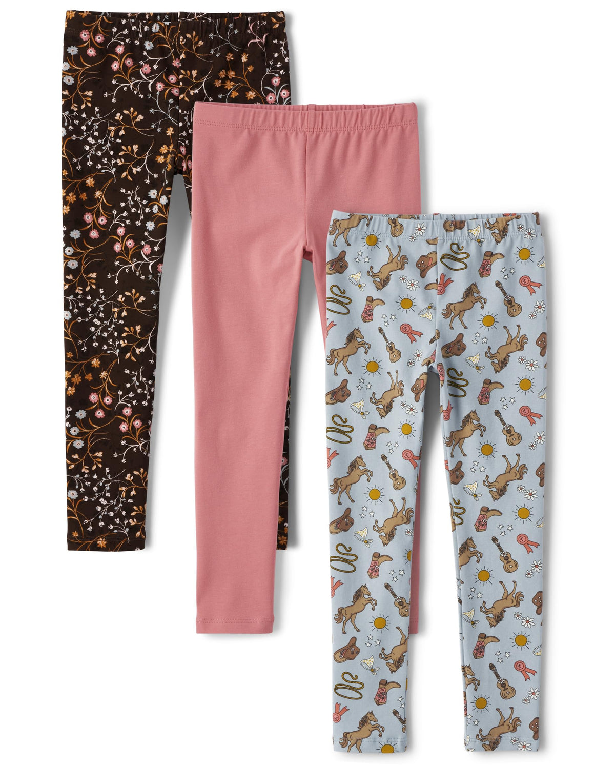 The Children's Place Girls Printed Leggings 2-Pack