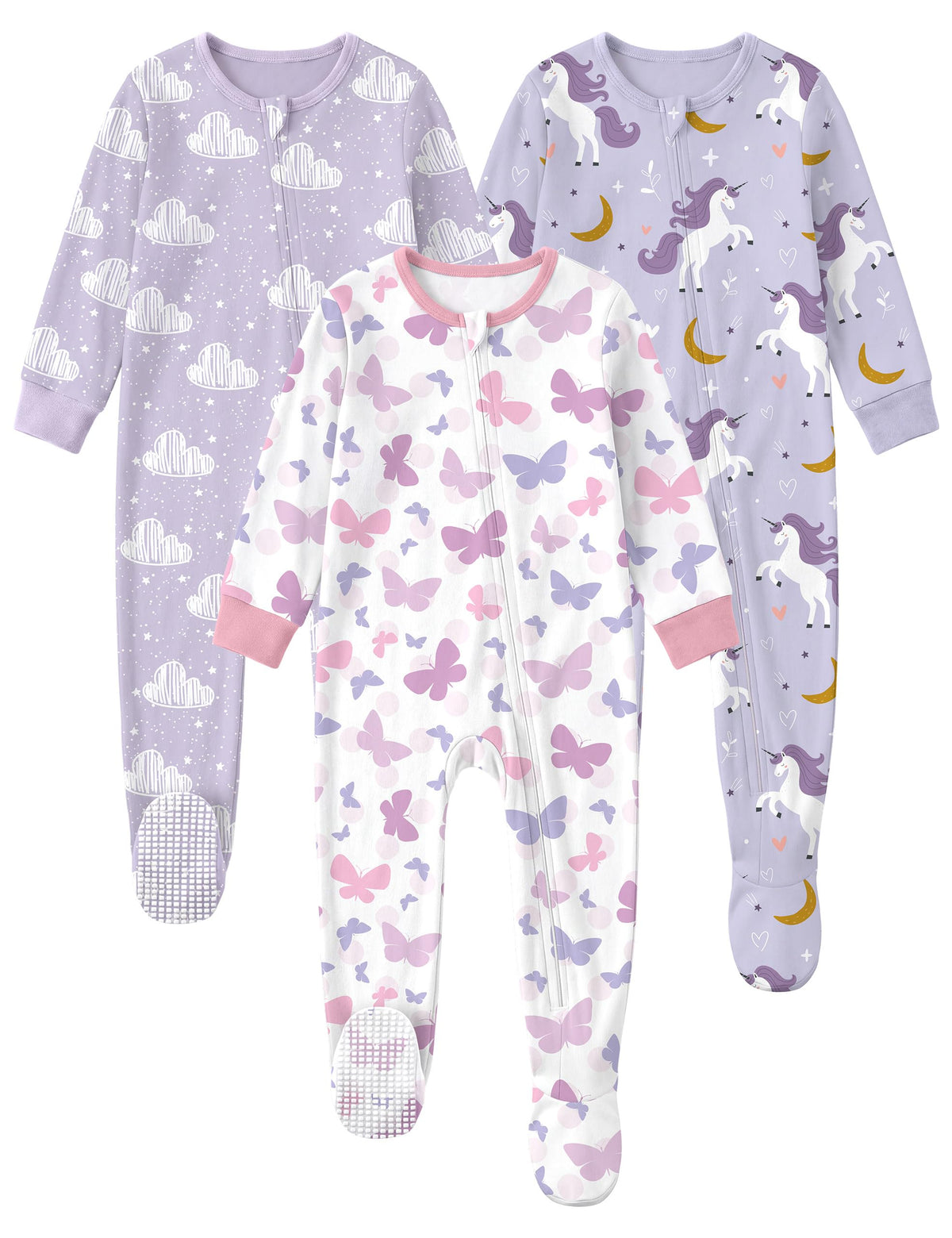 Yoofoss Toddler Pajamas 100% Organic Cotton Baby Sleepers for Boy Girl