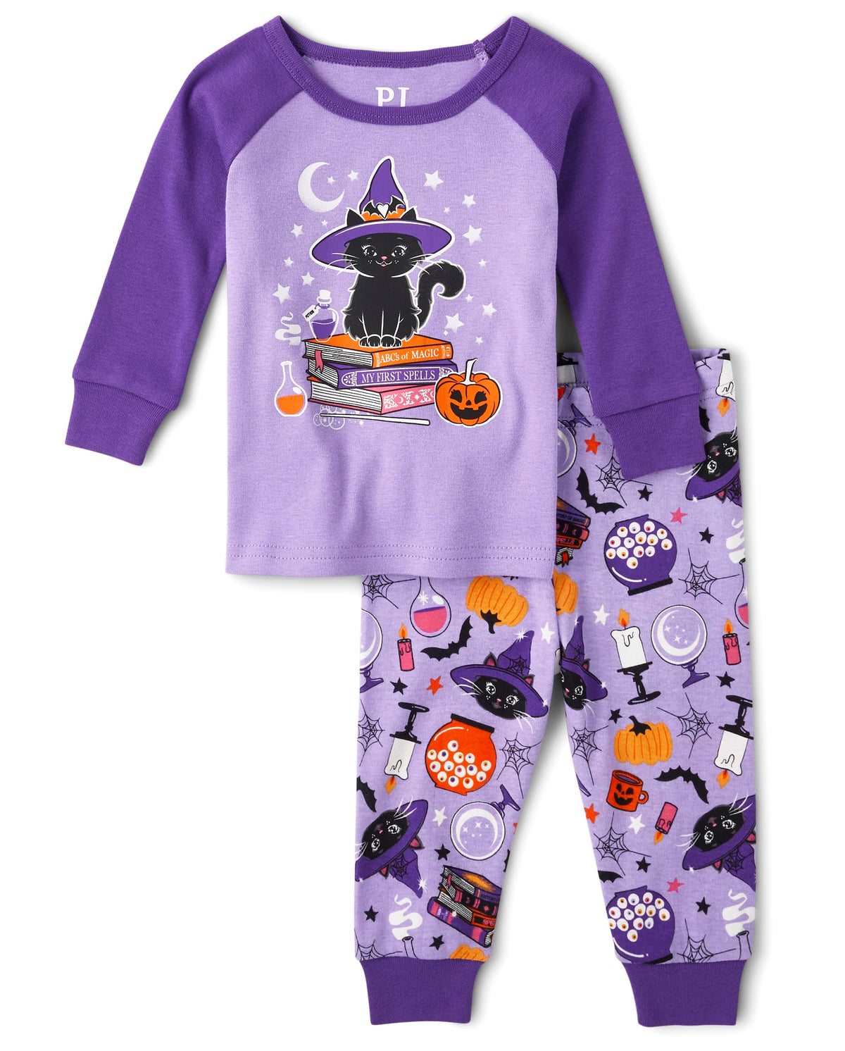 The Children's Place Baby and Kids' Sibling Matching Halloween and Holiday Pajama Sets, Cotton