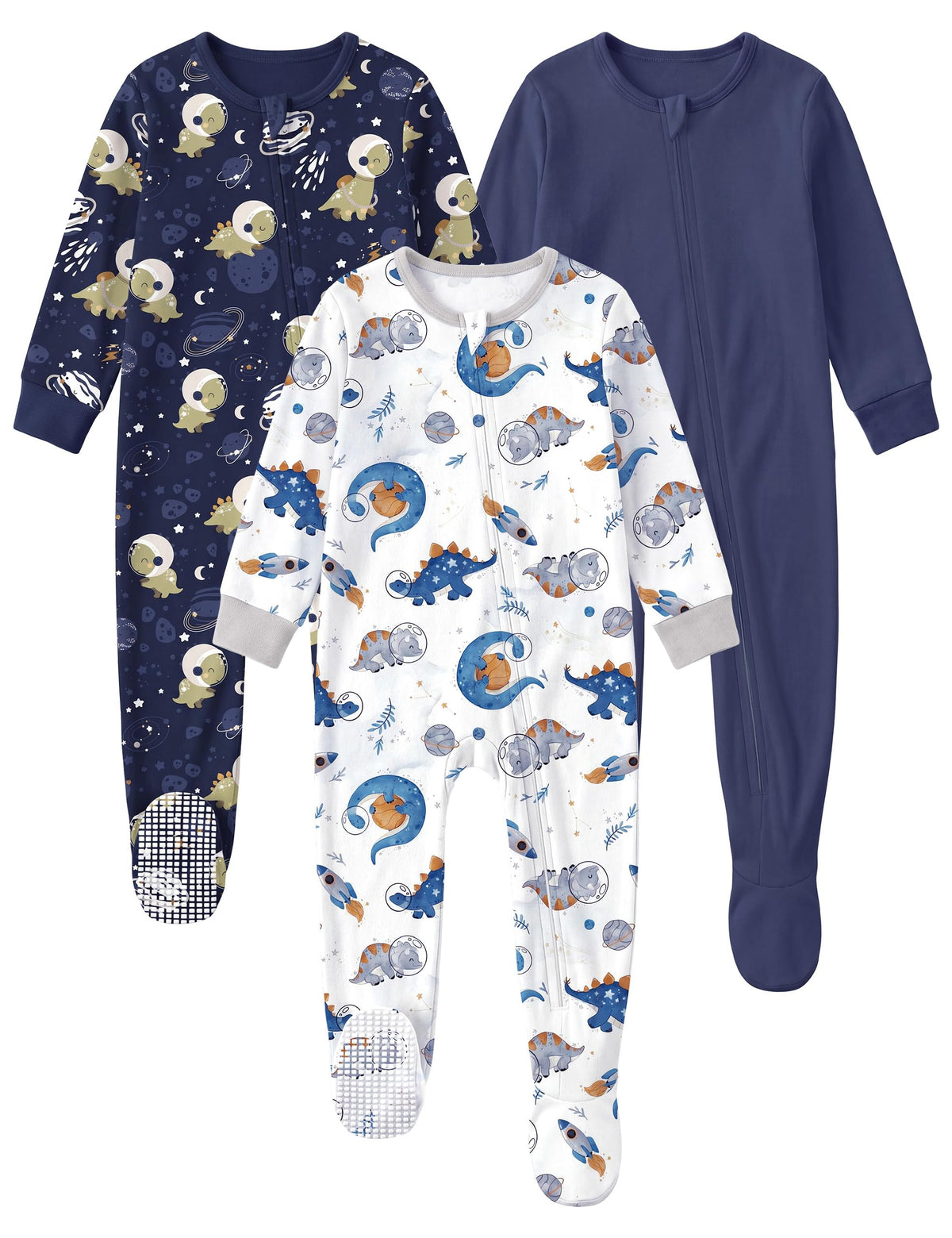 Yoofoss Toddler Pajamas 100% Organic Cotton Baby Sleepers for Boy Girl