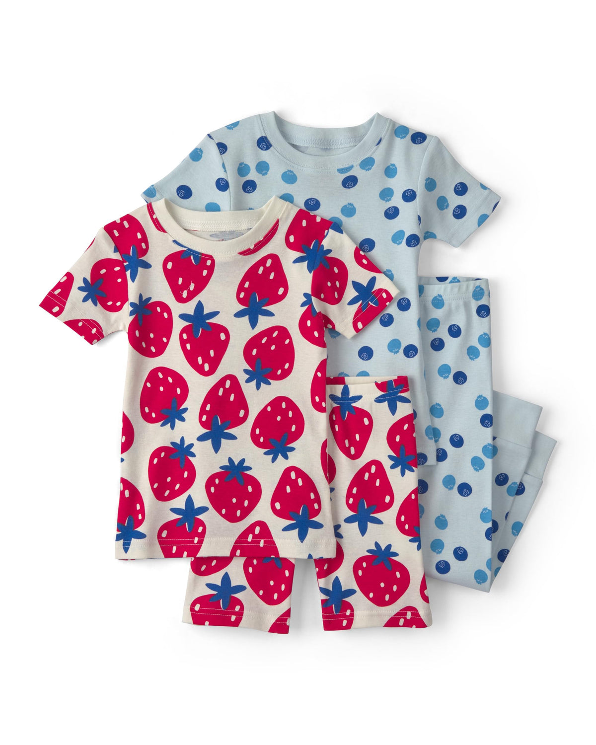 Carter's Girls' 4-piece Tight Fit Cotton Pajama Set