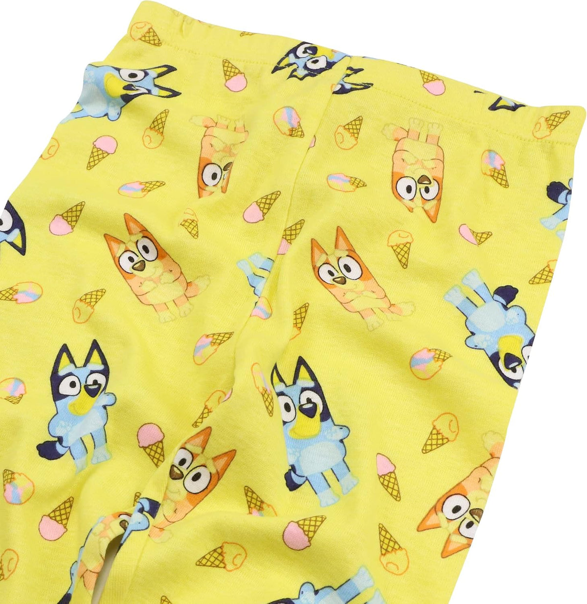 Bluey Girls 4-Piece Snug-fit Cotton Pajama Set, Matching Pajamas