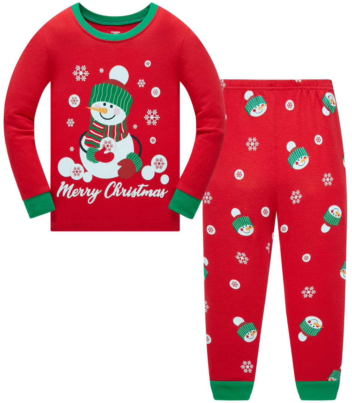 Popshion Little Girls Mermaid Pajamas 2 Piece Set 100% Cotton Sleepwear Toddler Clothes for Kids Baby Ladybug Style PJs